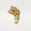 Faune Et Flore De Cartier-ring, gele, oranje en bruine diamanten, bezet