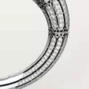 Geometrie & Contrastes-armband, turkoois, bezet