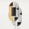 Geometrie & Contrastes Oorbellen, Onyx, Paved