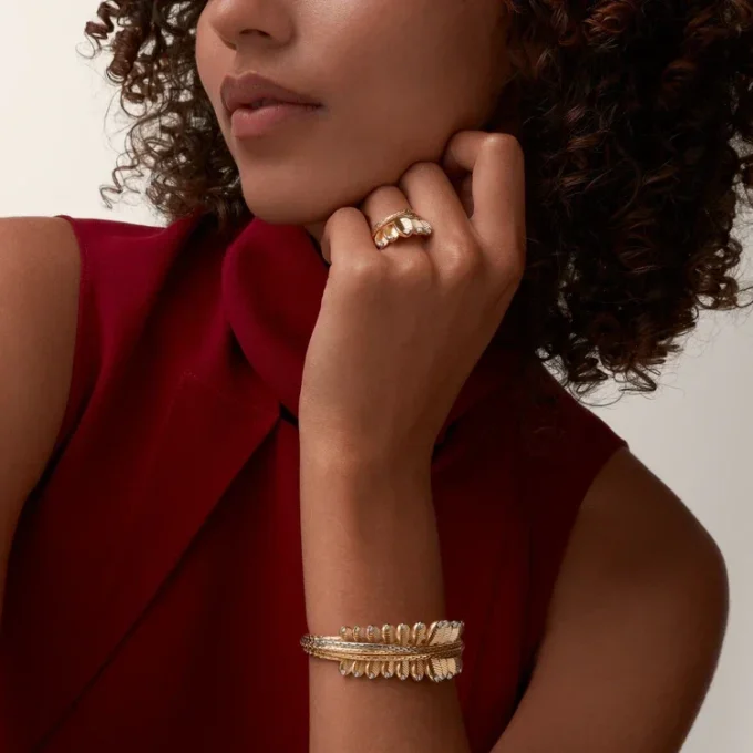 Grain De Cafe-armband, diamanten