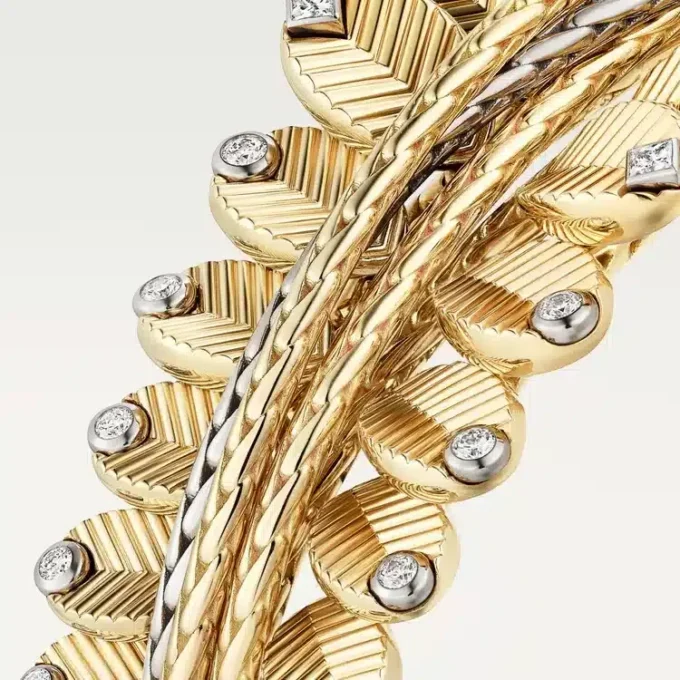 Grain De Cafe-armband, diamanten