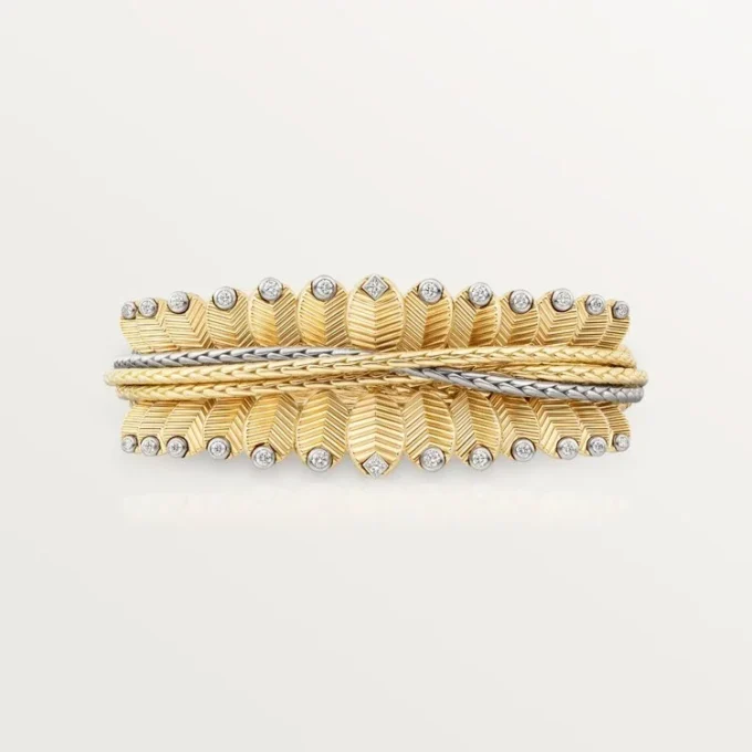Grain De Cafe-armband, diamanten