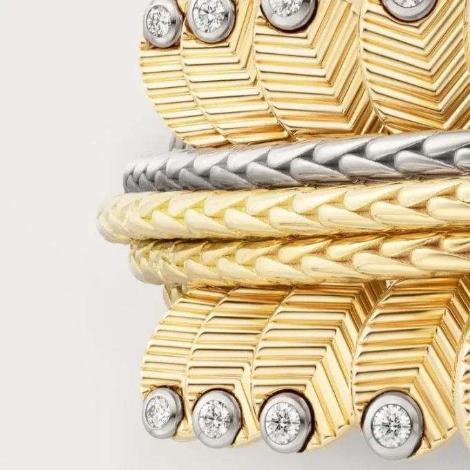 Grain De Cafe-armband, diamanten
