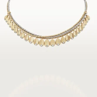 Grain De Cafe-ketting, diamanten