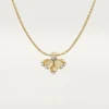 Grain De Cafe-ketting, diamanten
