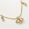 Grain De Cafe lange ketting, diamanten