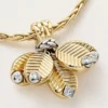 Grain De Cafe lange ketting, diamanten