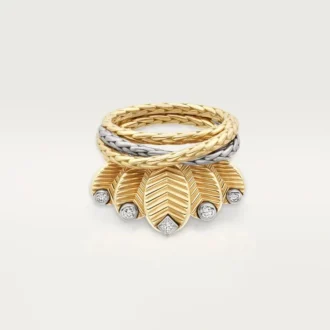 Grain De Cafe-ring, diamanten