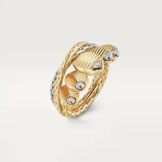 Grain De Cafe-ring, diamanten