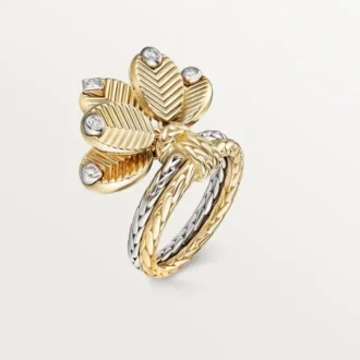 Grain De Cafe-ring, diamanten