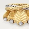 Grain De Cafe-ring, diamanten Grain De Cafe-ring, diamanten