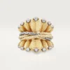 Grain De Cafe-ring, diamanten