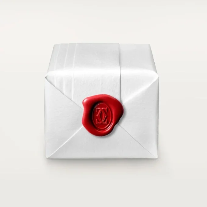 Cartier Libre Tressage-ring, koraal