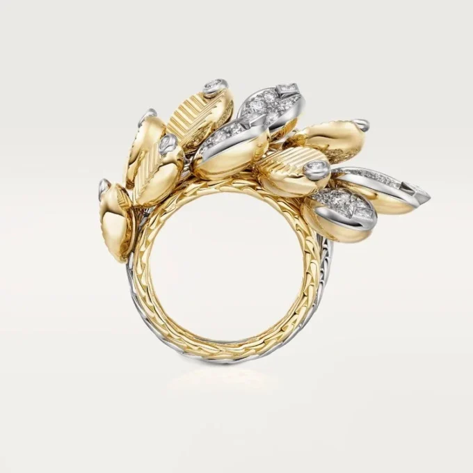 Grain De Cafe-ring, semi-gezet
