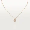 Hanger met hartjes en symbolen – Roze goud, diamanten – Cartier