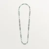 High Jewelry-ketting – Witgoud, chalcedoon, skarn, turkoois, zwarte lak, diamanten – Cartier