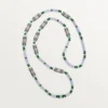 High Jewelry-ketting – Witgoud, chalcedoon, skarn, turkoois, zwarte lak, diamanten – Cartier