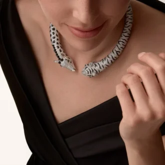 Indomptables De Cartier Torque-ketting, bezet