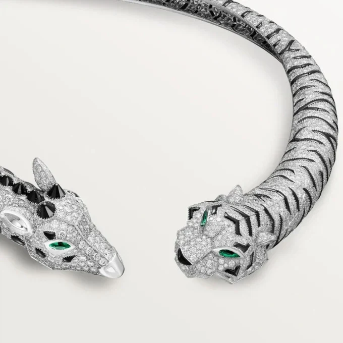 Indomptables De Cartier Torque-ketting, bezet