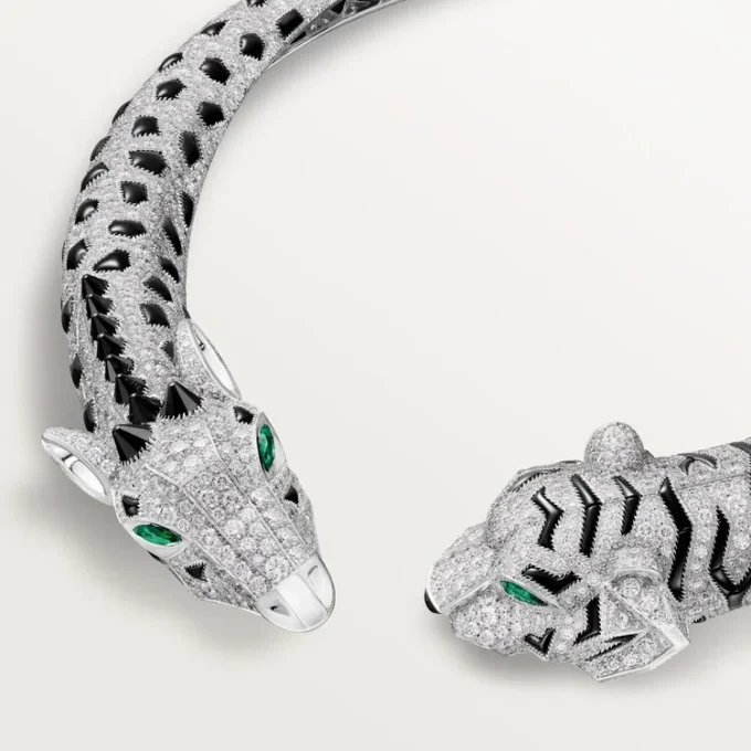 Indomptables De Cartier Torque-ketting, bezet