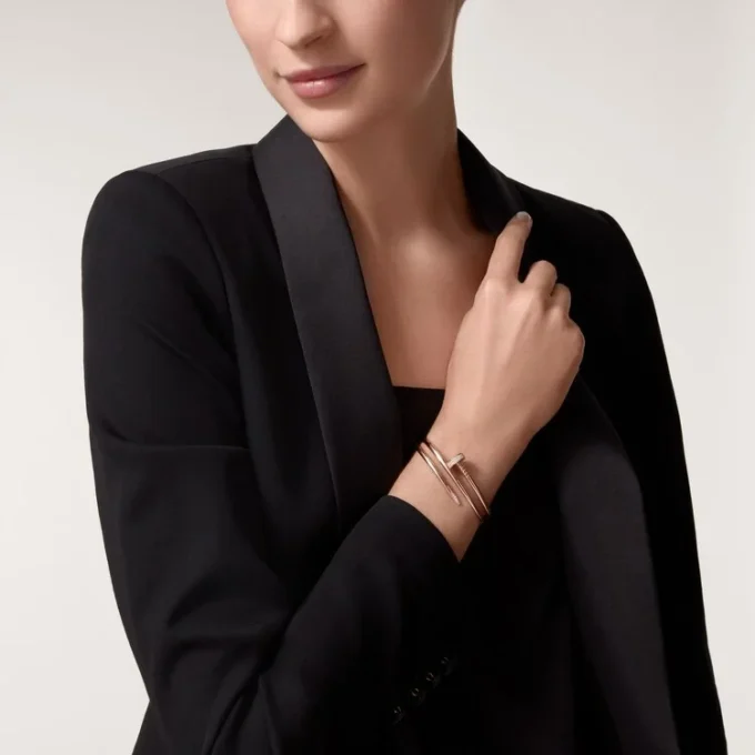 Juste Un Clou-armband, dubbel, diamanten