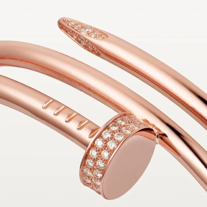 Juste Un Clou-armband, dubbel, diamanten