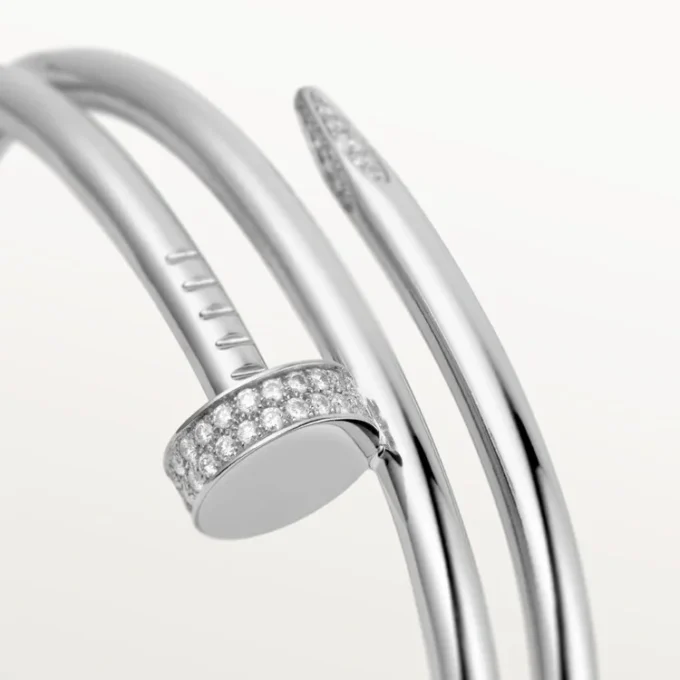 Juste Un Clou-armband, dubbel, diamanten