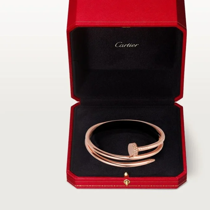 Juste Un Clou-armband, dubbel, diamanten