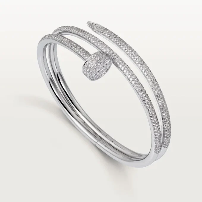 Juste Un Clou-armband, dubbel, half bezet