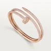 Juste Un Clou-armband, dubbel, half bezet