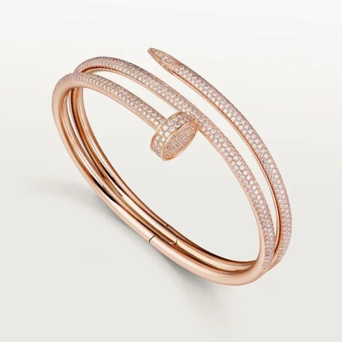 Juste Un Clou-armband, dubbel, half bezet