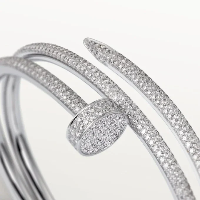 Juste Un Clou-armband, dubbel, half bezet