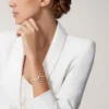 Juste Un Clou-armband, dubbel, half bezet