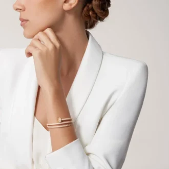Juste Un Clou-armband, dubbel, half bezet