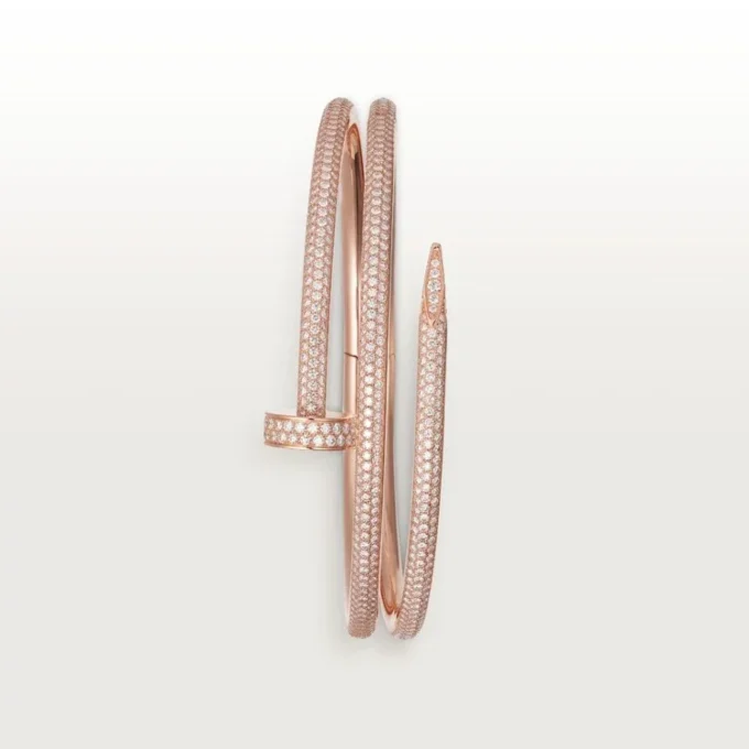 Juste Un Clou-armband, dubbel, half bezet