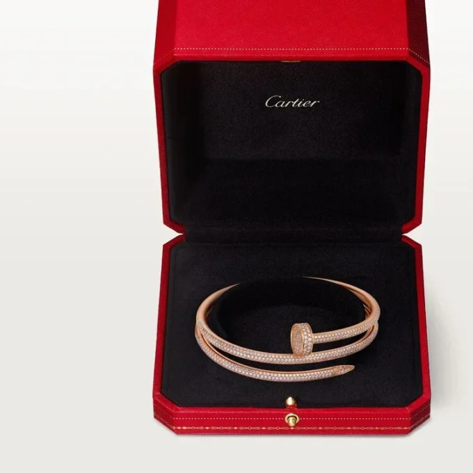 Juste Un Clou-armband, dubbel, half bezet