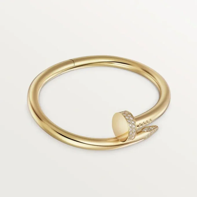 Juste Un Clou-armband, groot model, diamanten
