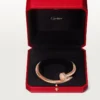 Juste Un Clou-armband, groot model, diamanten