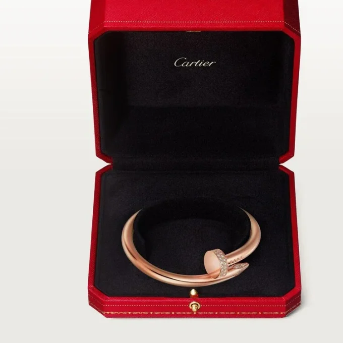 Juste Un Clou-armband, groot model, diamanten