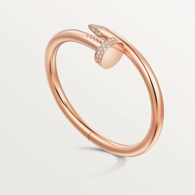 Juste Un Clou-armband, groot model, diamanten