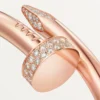 Juste Un Clou-armband, groot model, diamanten