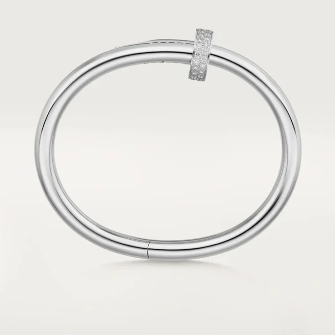 Juste Un Clou-armband, groot model, diamanten