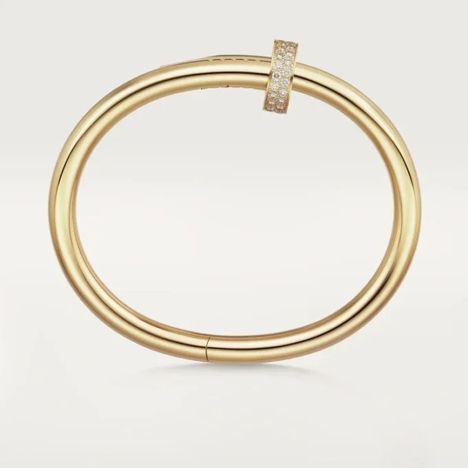Juste Un Clou-armband, groot model, diamanten
