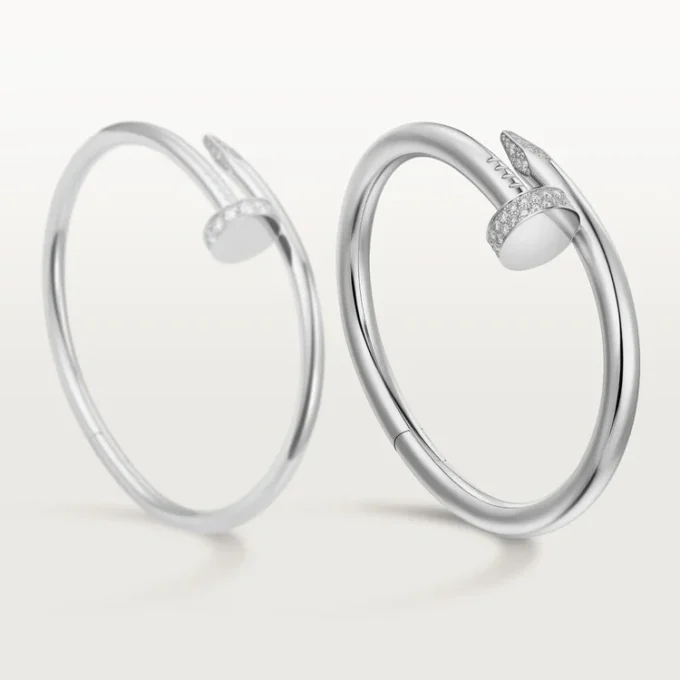 Juste Un Clou-armband, groot model, diamanten