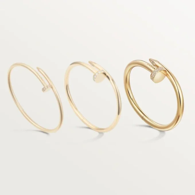 Juste Un Clou-armband, groot model, diamanten