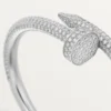 Juste Un Clou-armband, groot model, half bezet
