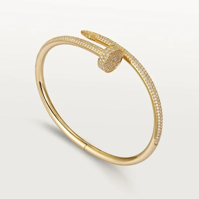 Juste Un Clou-armband, klassiek model, diamanten