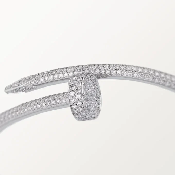 Juste Un Clou-armband, klassiek model, diamanten