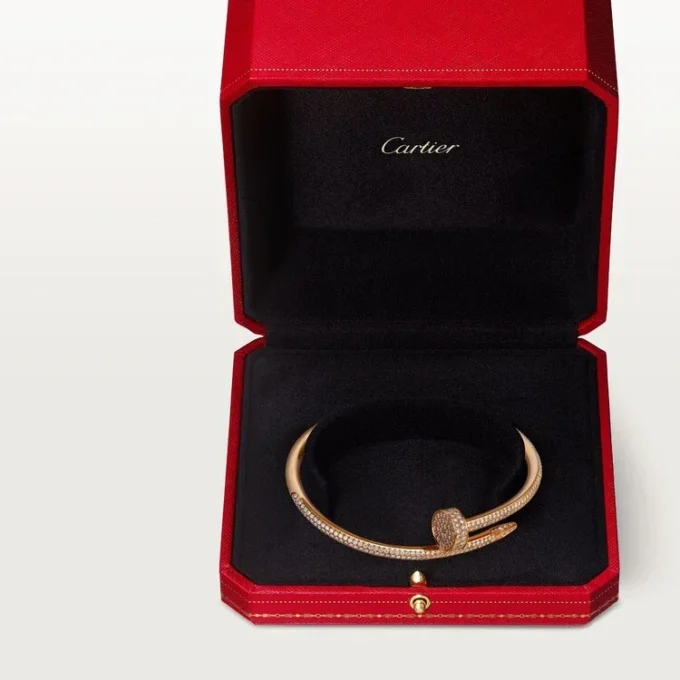 Juste Un Clou-armband, klassiek model, diamanten