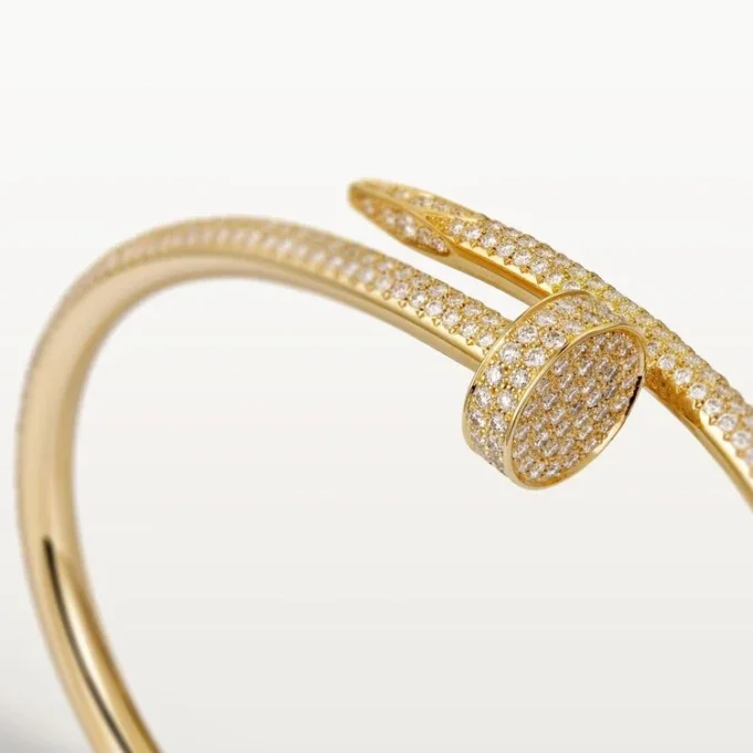 Juste Un Clou-armband, klassiek model, diamanten